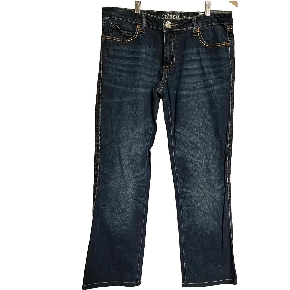 Rock 47 Wrangler Ultra Low Rise sz 29 Inseam Altered To 28"